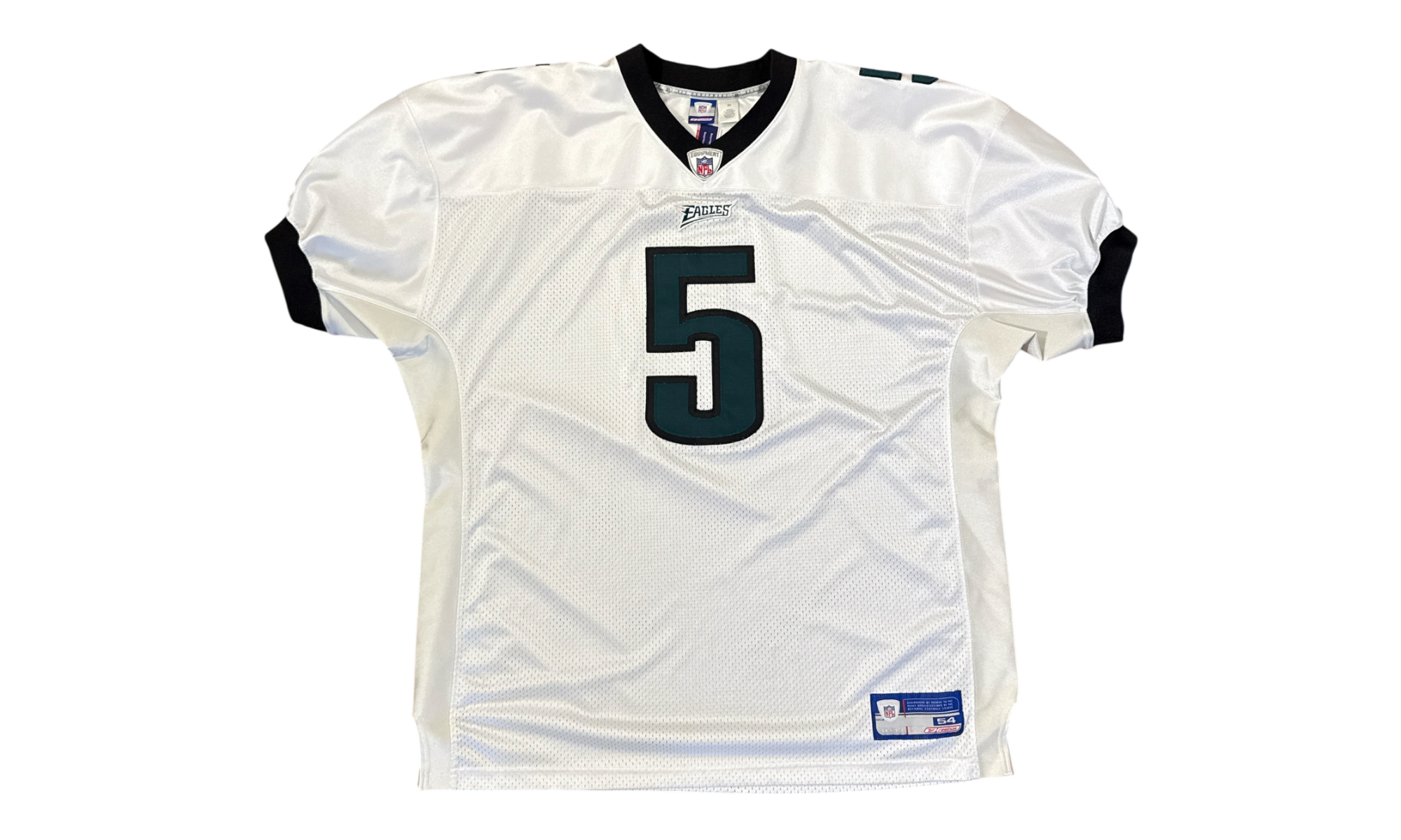 00's Donovan McNabb Eagles White Reebok Authentic Jersey (PreOwned)-Bullseye Sneaker Boutique