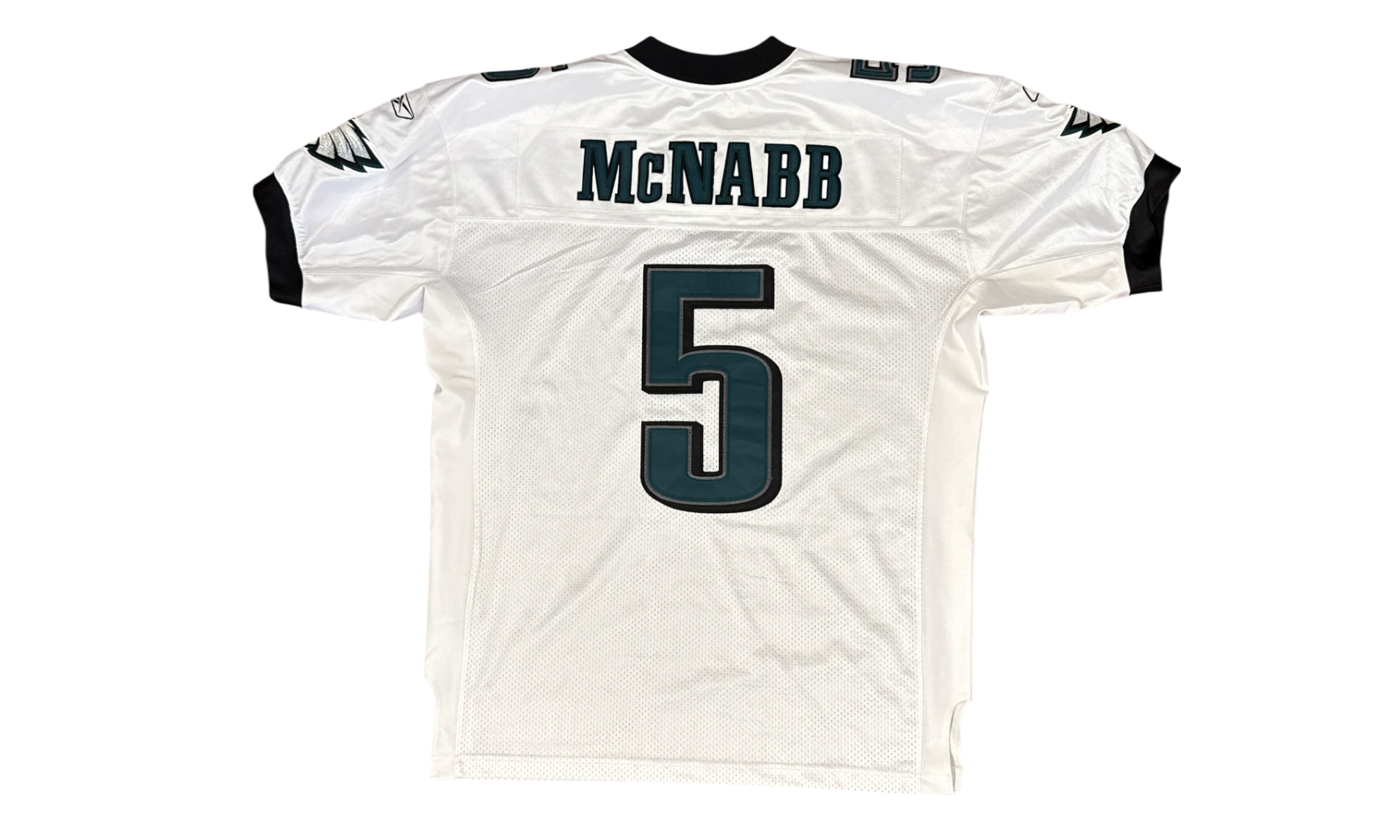 00's Donovan McNabb Eagles White Reebok Authentic Jersey Size (PreOwned)