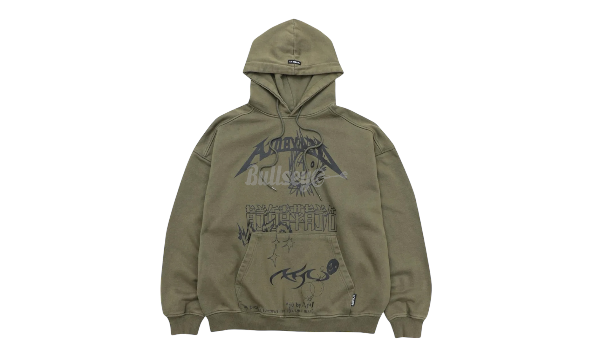 【AJO AJOBYAJO】23FW★ [PBA] AJOLICA Collage Hoodie PBA] AJOLICA Collage Hoodie [CHARCOAL] - AJOBYAJO