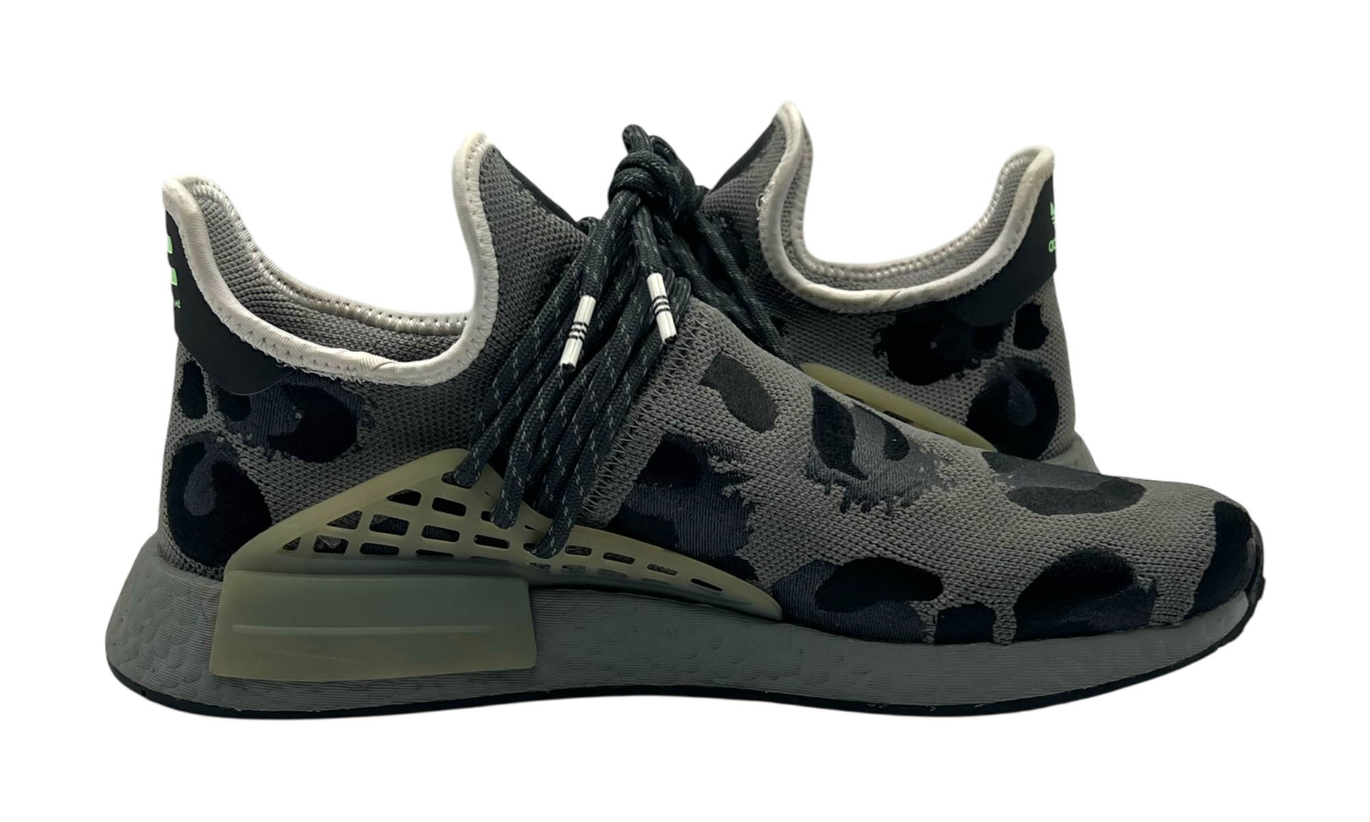 Adidas NMD Hu Pharrell Animal Print Ash Grey (PreOwned)