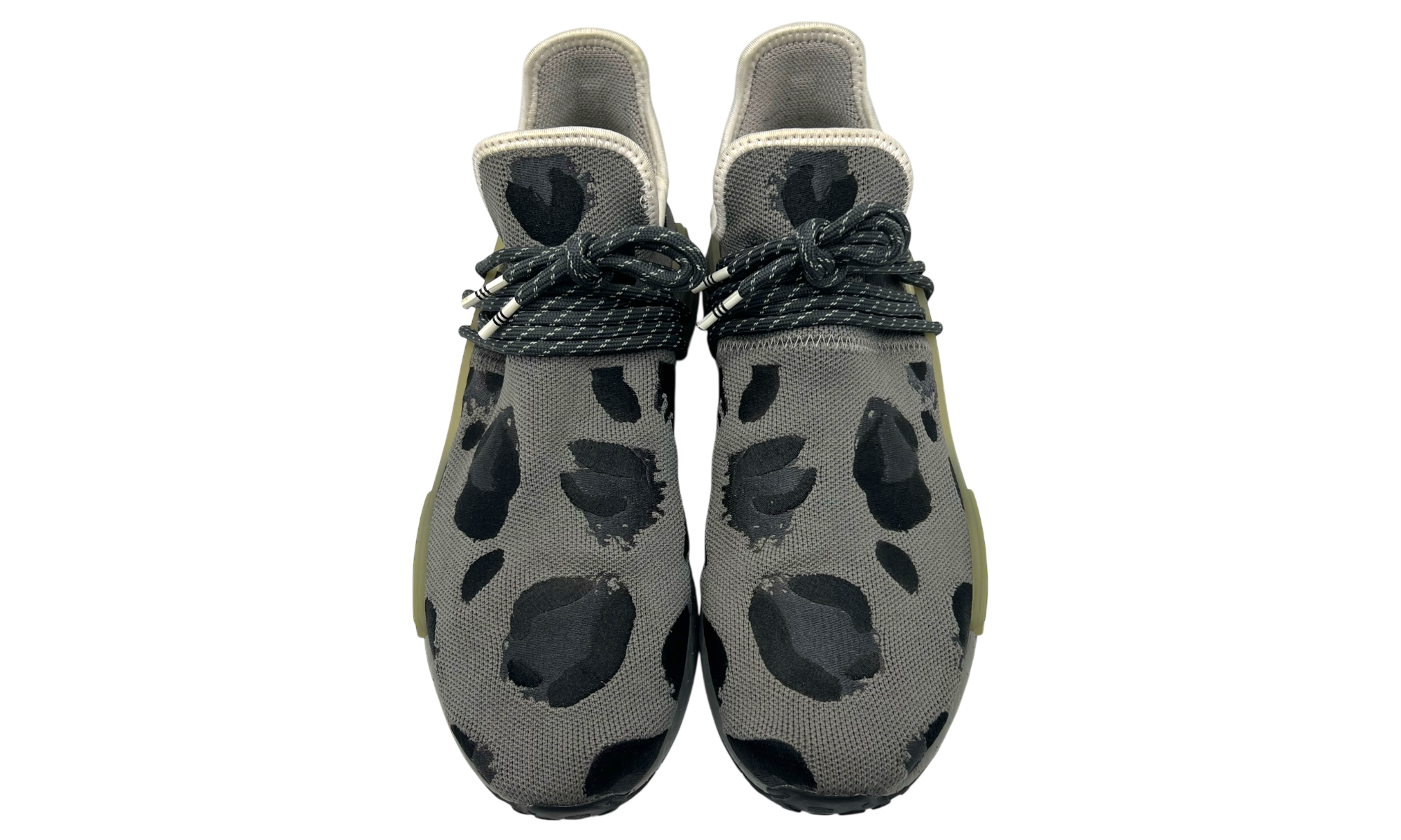 Adidas NMD Hu Pharrell Animal Print Ash Grey (PreOwned)