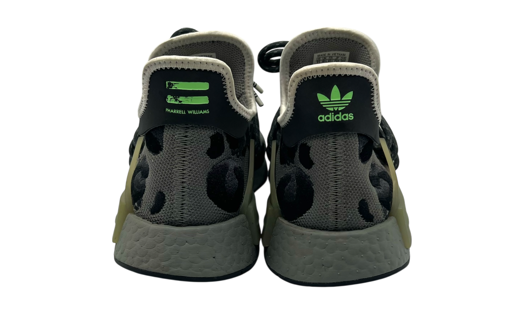 Adidas NMD Hu Pharrell Animal Print Ash Grey (PreOwned)