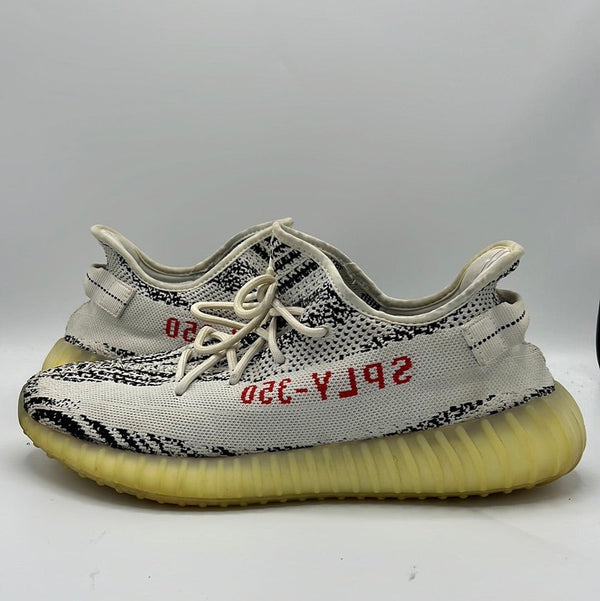 Adidas Yeezy 350 Boost "Zebra" (PreOwned)-claquette adidas blanche shoes