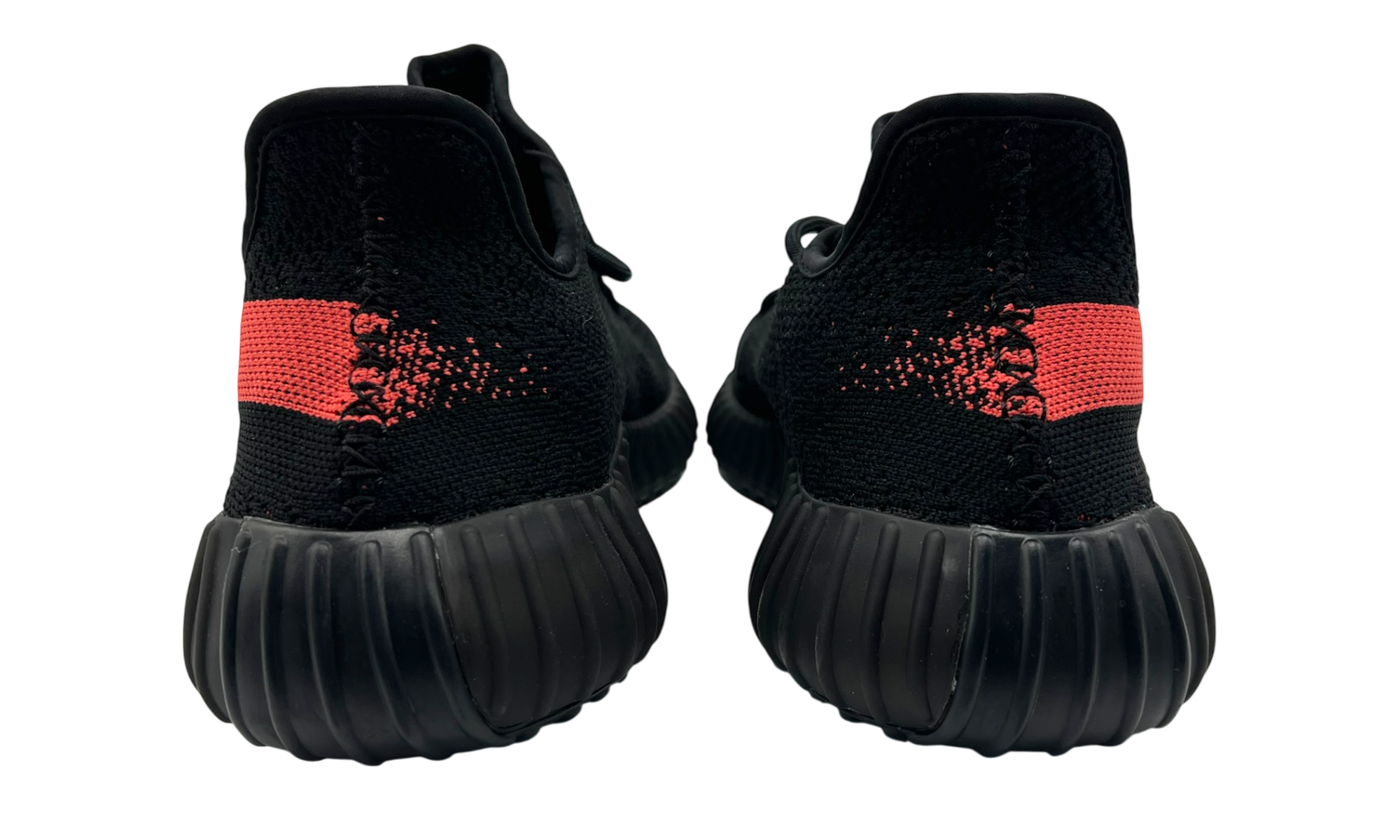 Adidas Yeezy Boost 350 V2 Core Black RedRed Stripe PreOwned 6