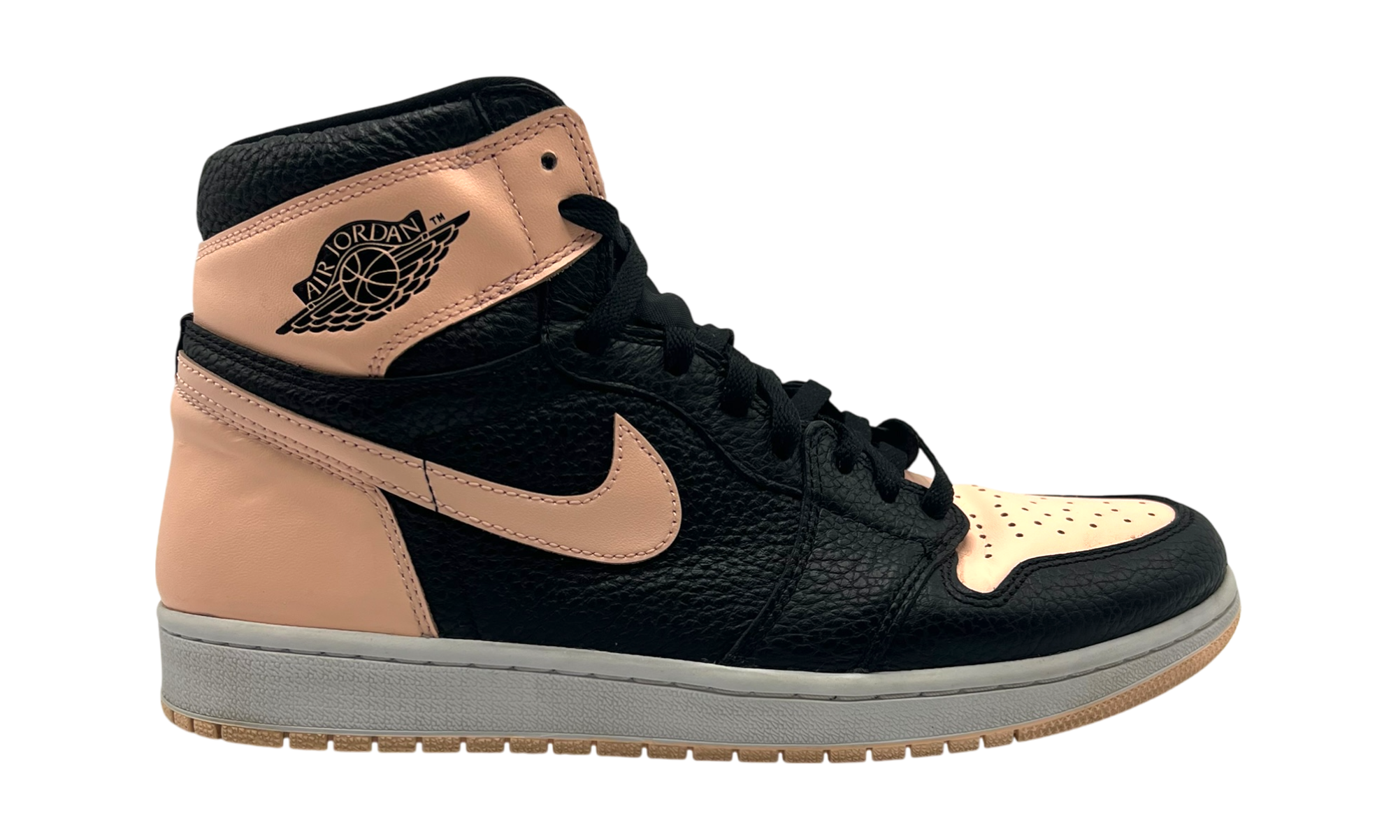 Air Jordan 1 Retro High "Black Crimson Tint" (PreOwned) (No Box)
