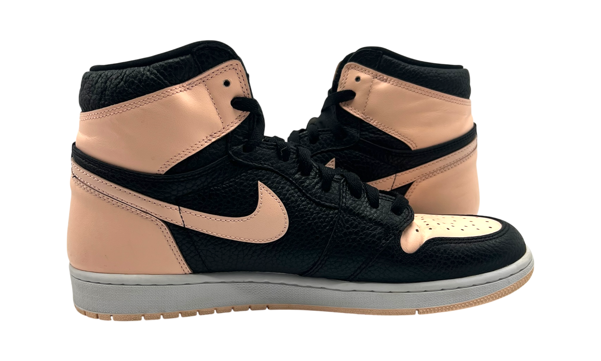 Air Jordan 1 Retro High "Black Crimson Tint" (PreOwned) (No Box)