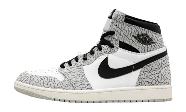 Grey and Gum Appear on the Latest Nike Dunk High Chenille Swoosh Retro High OG "White Cement"-Urlfreeze Sneakers Sale Online
