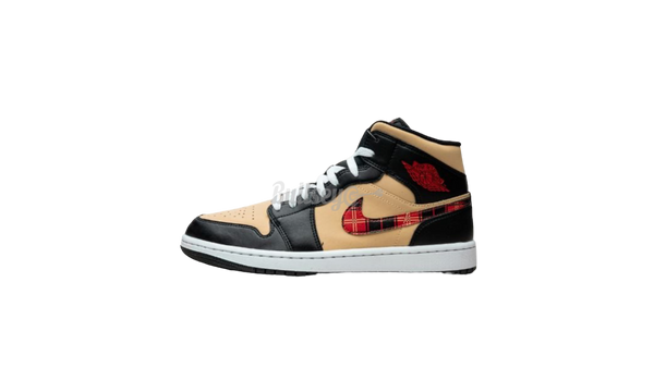 Air Jordan 1 Retro Mid "Tartan Swoosh"-Bullseye Sneaker they Boutique