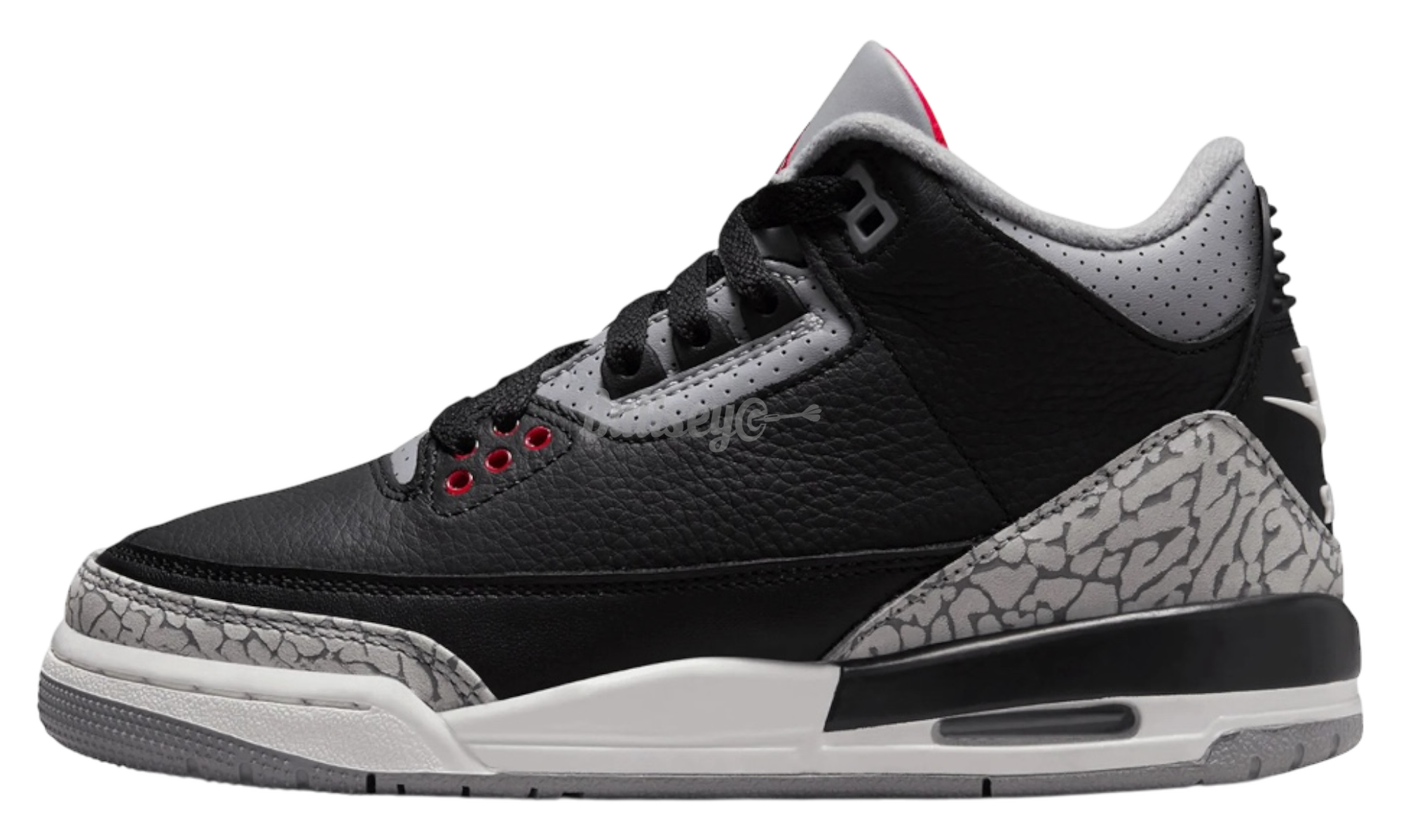 Air Jordan 3 Retro "Black Cement" GS (2024) (No Box)-Bullseye Sneaker Boutique