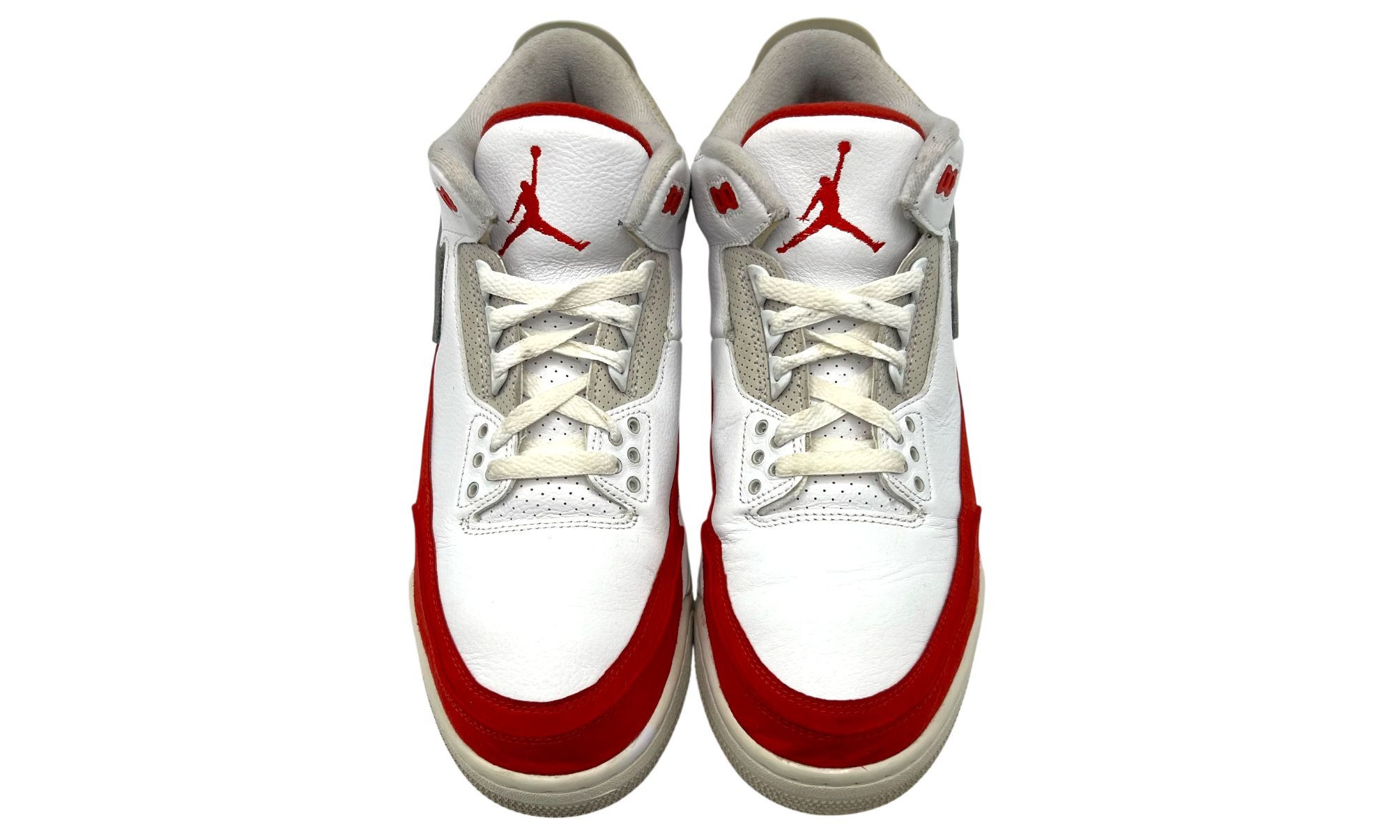 Air Jordan 3 Retro "Tinker White University Red" (PreOwned) (No Box)