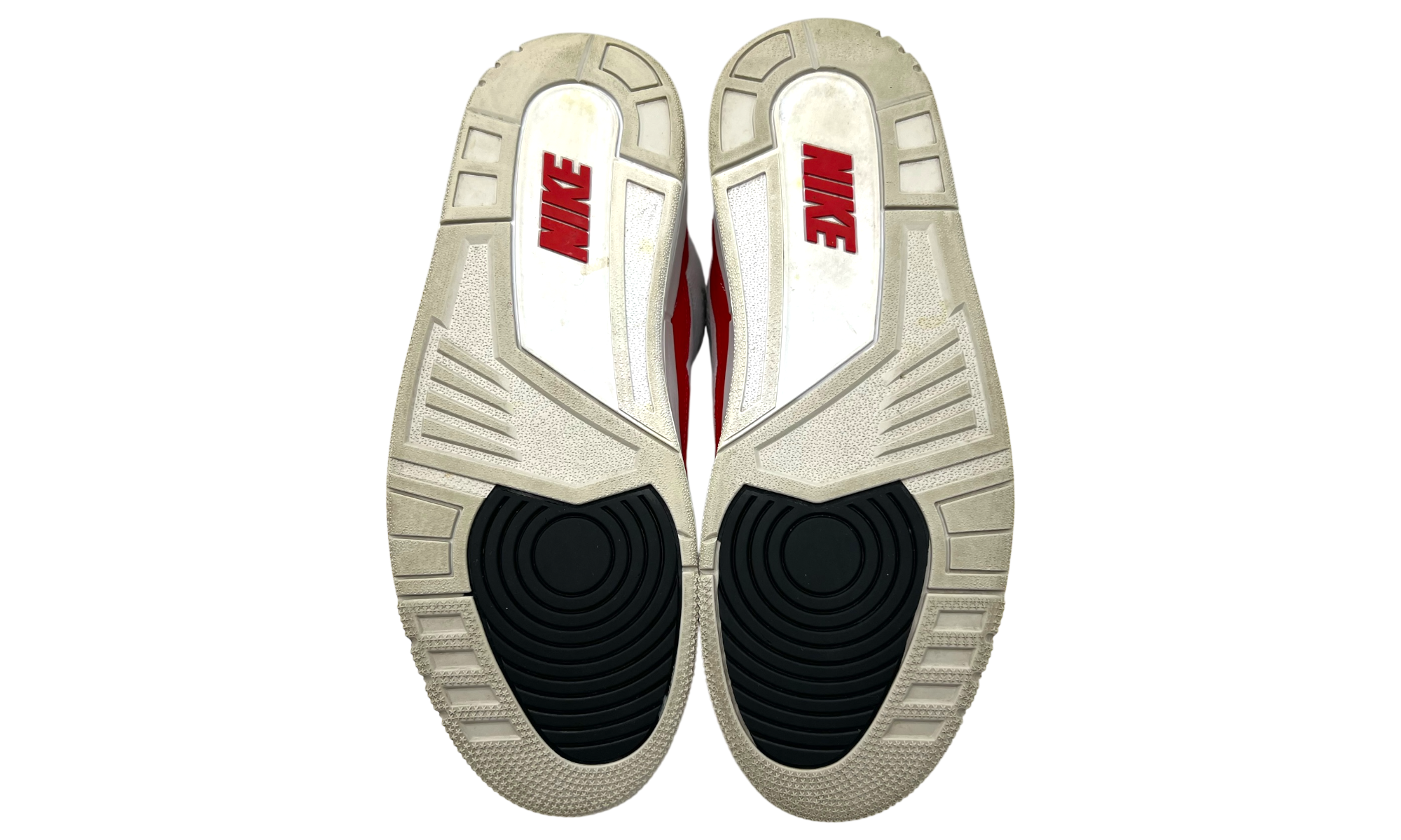 Air Jordan 3 Retro "Tinker White University Red" (PreOwned) (No Box)