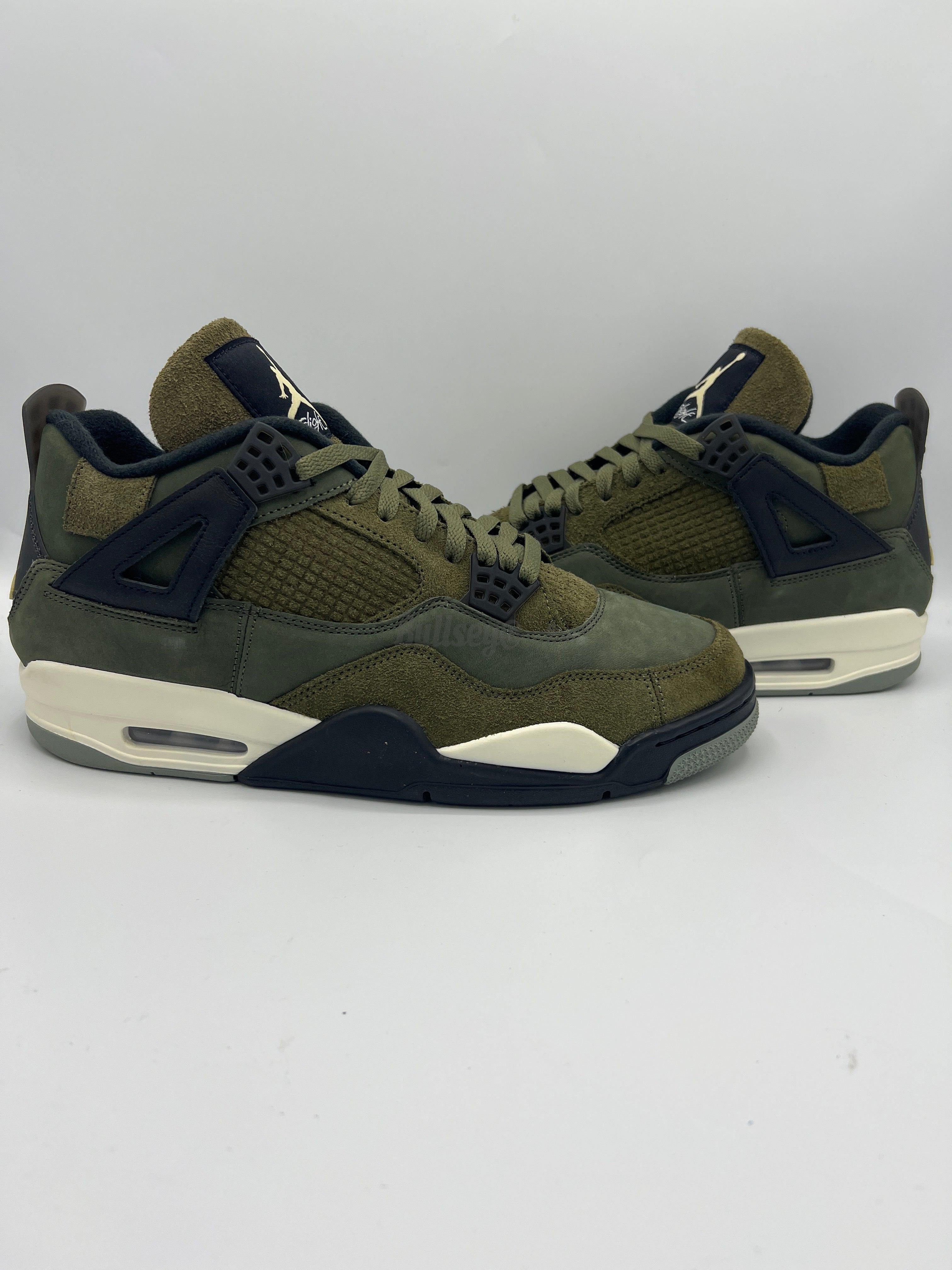 Air Cement jordan 4 Retro "Craft Olive" (PreOwned)