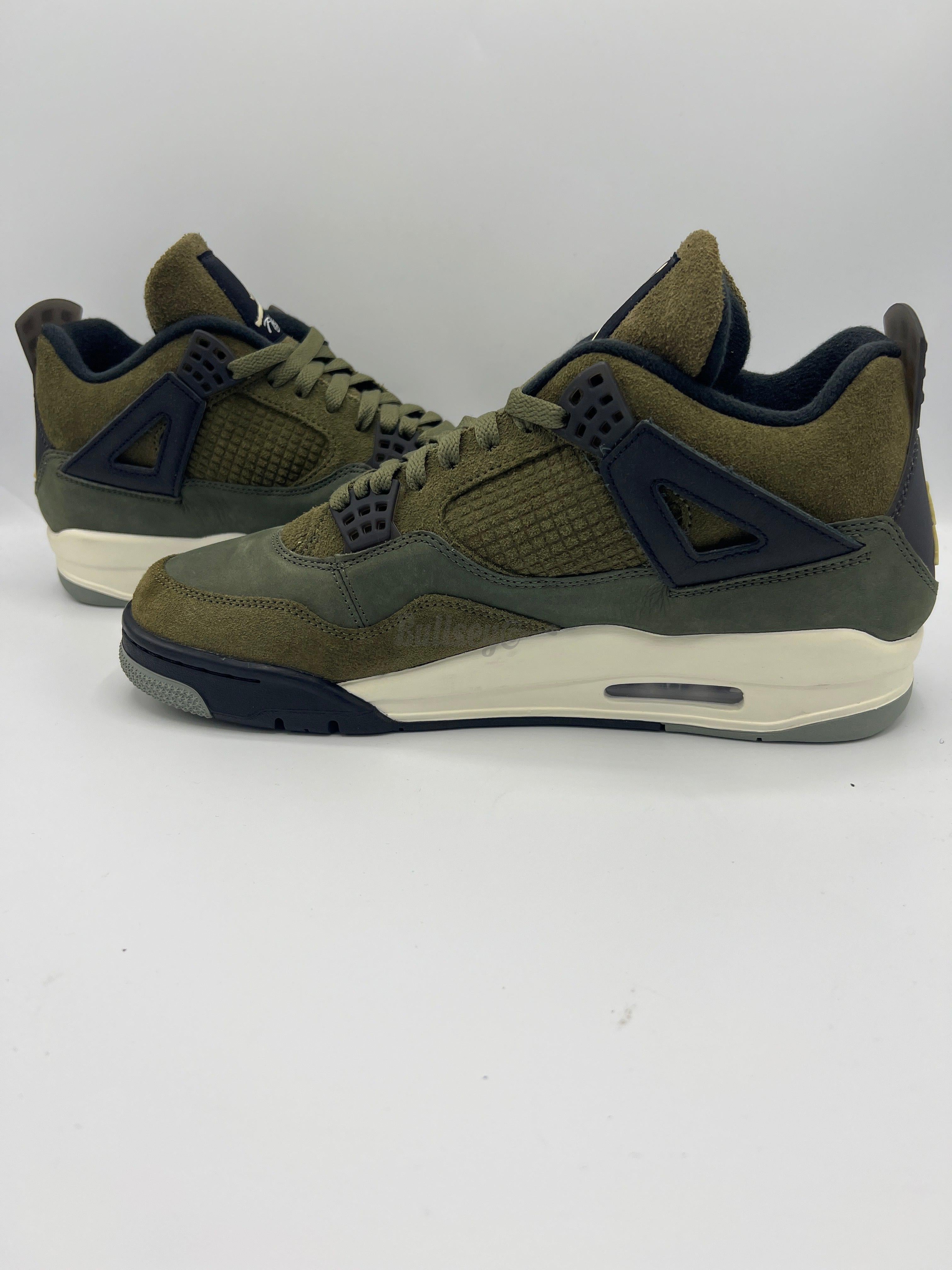 Air Cement jordan 4 Retro "Craft Olive" (PreOwned)