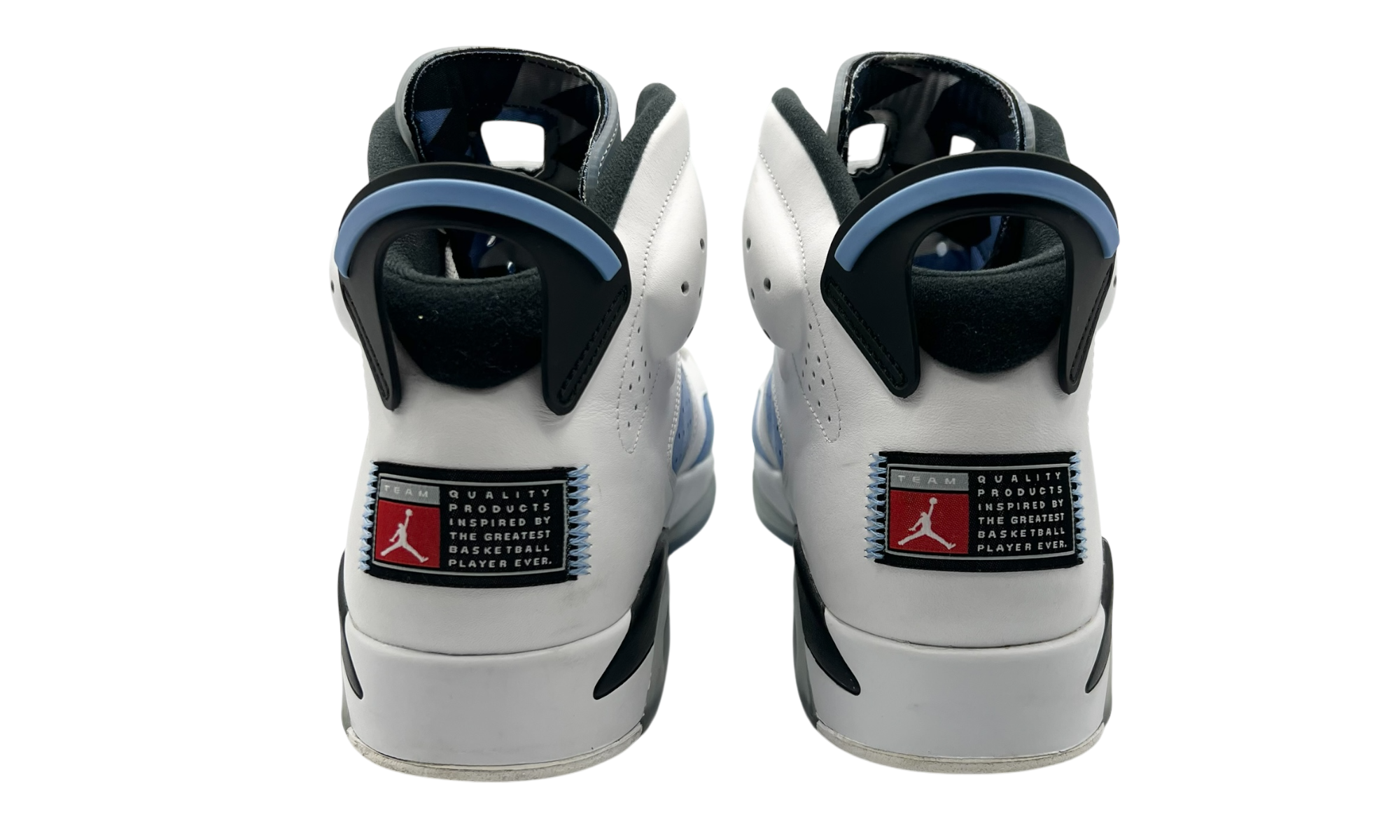 Neuste Nike 554725-065 jordan 4 Retro Sneaker Schuhe EU Größe Blau Retro "UNC"
