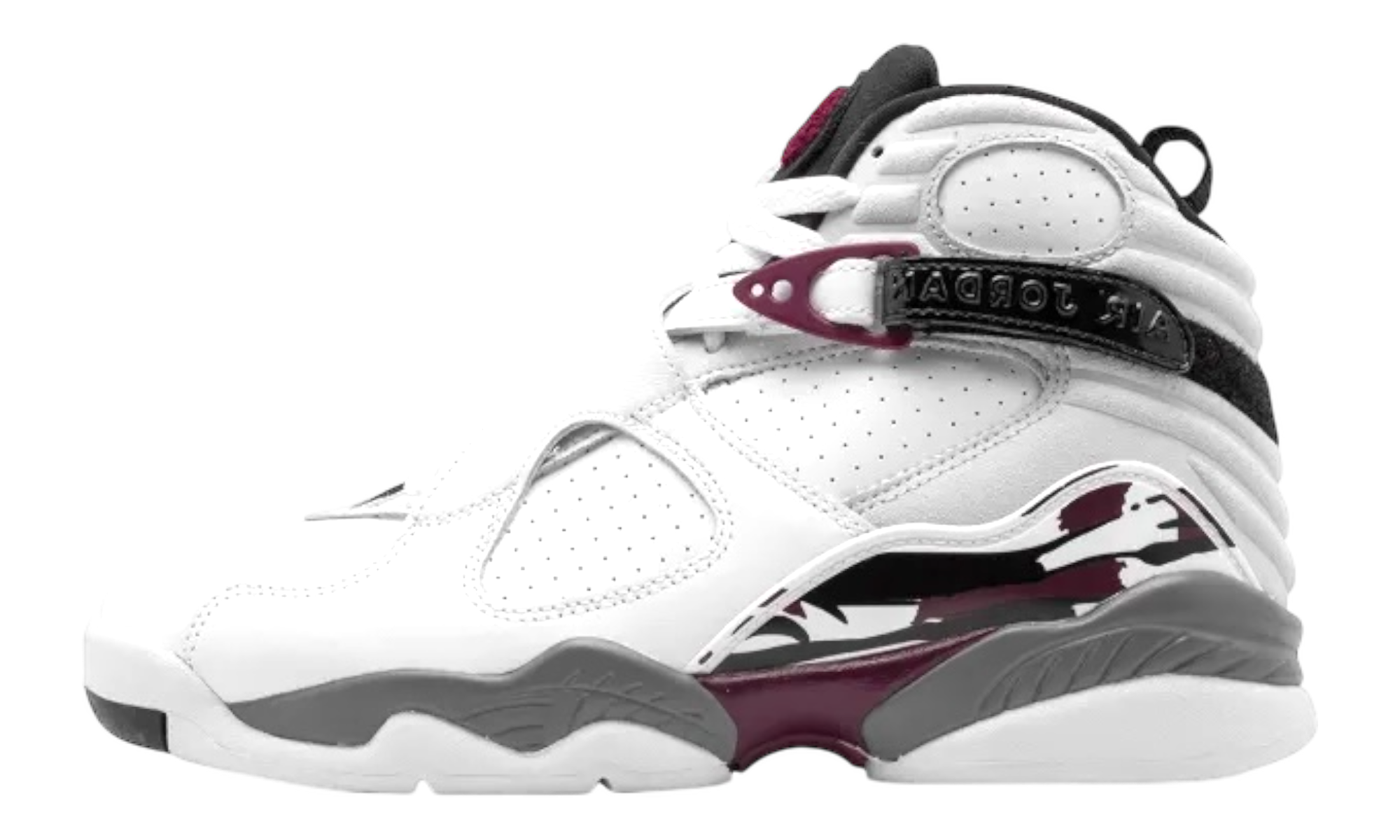 Air Jordan 8 Retro "White Burgundy"-Bullseye Sneaker Boutique