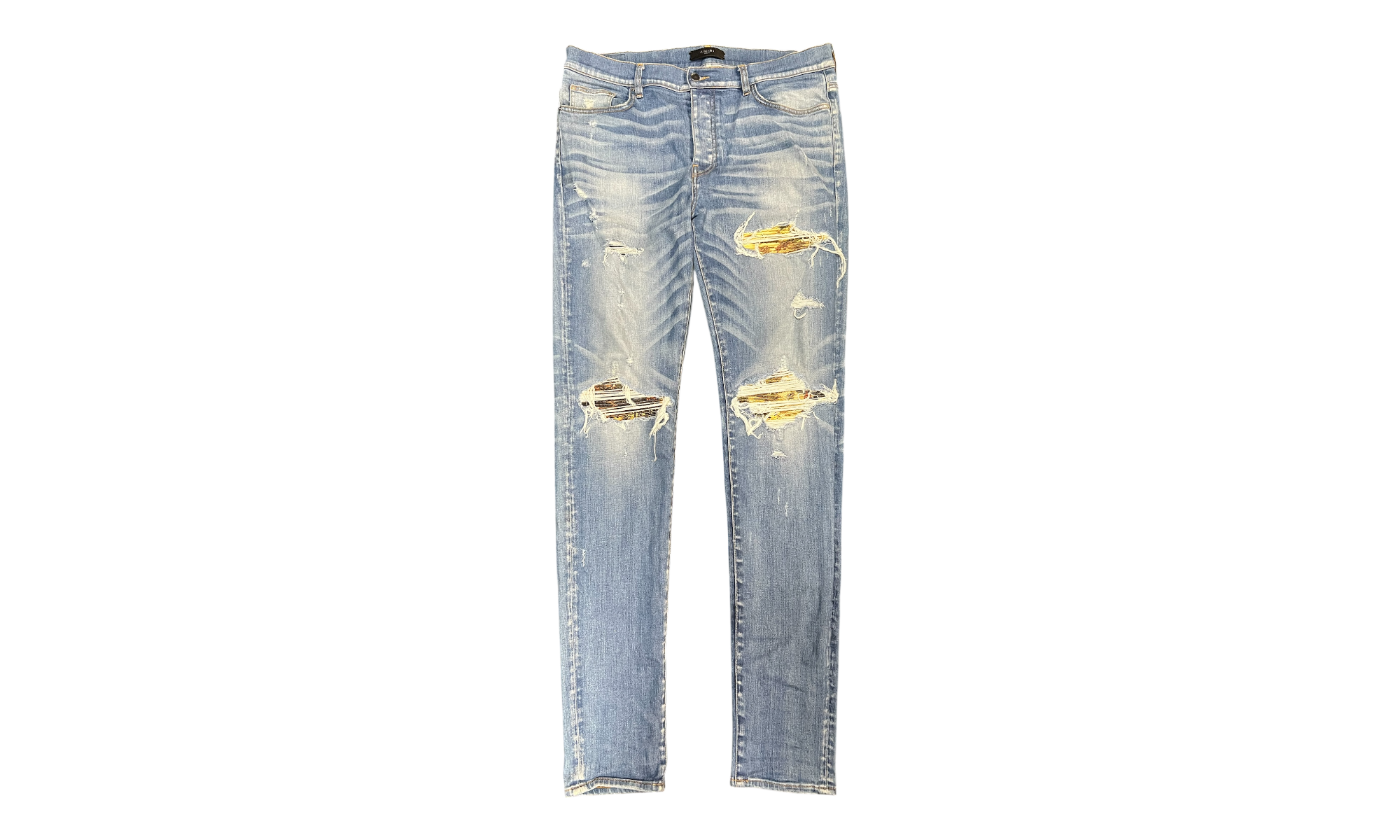Amiri MX1 Bandana Blue Jeans (PreOwned)-Rs-flyfishing Sneakers Sale Online