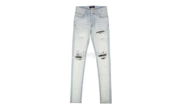 Amiri MX1 Camo Patch Light Indigo Jeans-Camisola adidas Terrex Multi Half Zip manga comprida preto