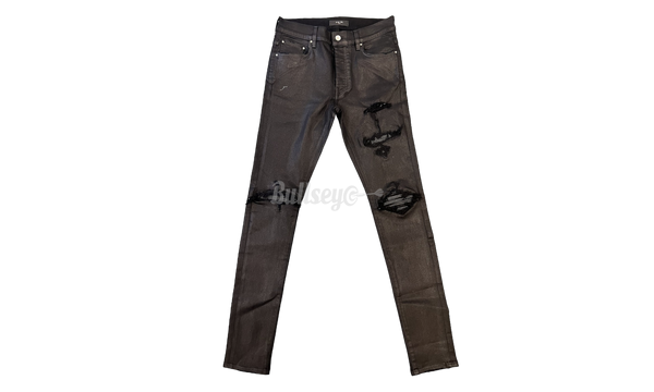 Amiri MX1 Coated Wax Black Jeans-adidas originals zx 700 crew