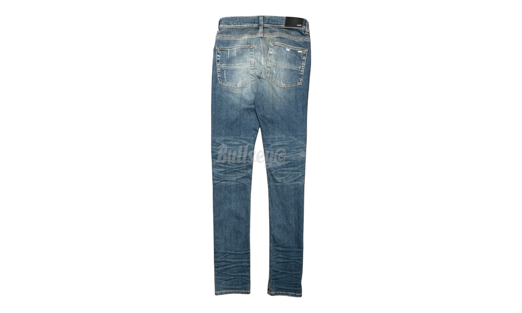 Amiri MX1 Green Plaid Crafted Indigo Jeans