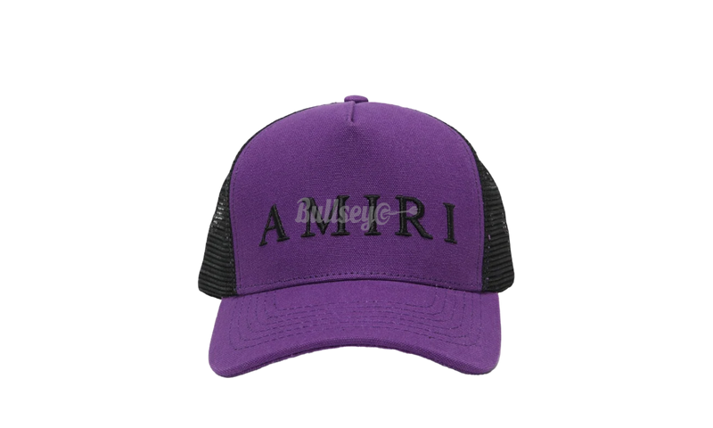 Amiri Purple Embroidered Trucker Hat-Bullseye Sneaker Boutique