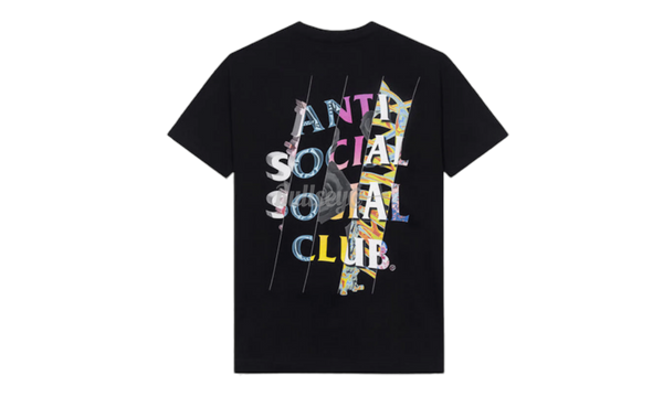 Anti-Social Club "Dissociative" Black T-Shirt-old school adidas jumpsuits for women shoes