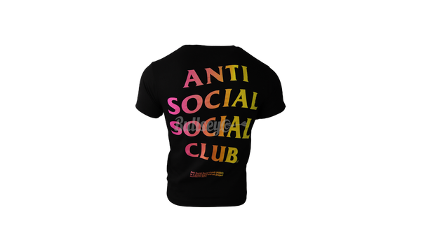 Anti-Social Club "Indoglo" Black T-Shirt-Nike air force 1 lv8 emb gs nba wnba black junior kids casual shoes dn4178-001