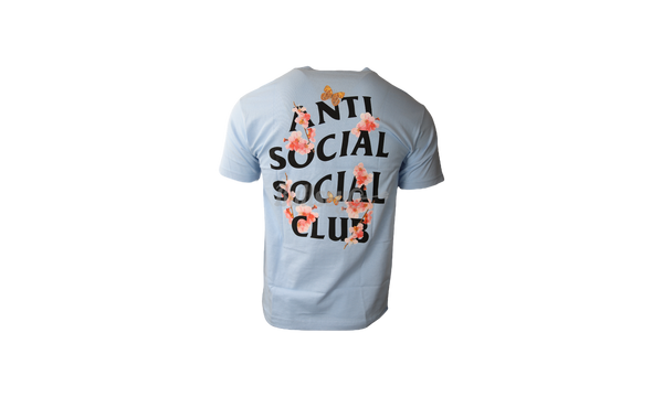 Anti-Social Club "Kkoch" Blue T-Shirt-roblox white perfume adidas template printable free pages