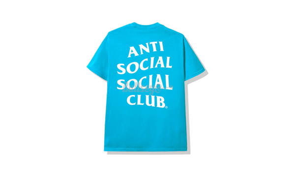 Anti-Social Club "Oceans" Blue T-Shirt-Better Image of the Jordan Nike Flyknit Чоловічі Jordan nike 270 з хутром кросівки 'Royal'