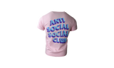 Anti-Social Club "Popcorn" Pink T-Shirt-Essential low-top sneakers