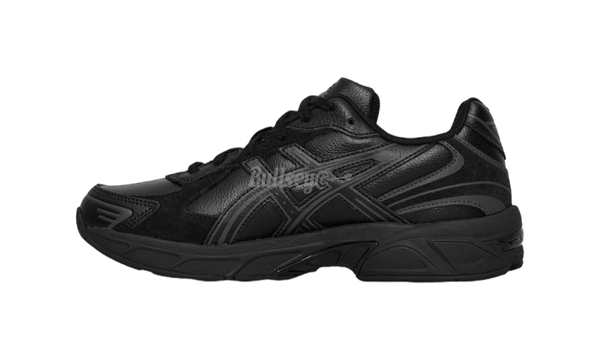 Asics Gel-1130 "Black Leather Dark Grey"-Espadrille Platform Wedge Sandals in Leather
