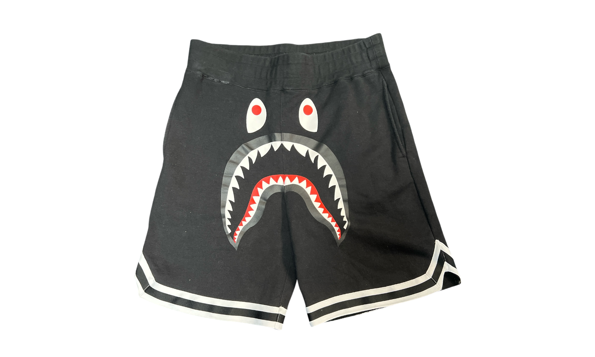 BAPE Black Basketball Sweat Shorts (PreOwned)-Bullseye Sneaker Boutique