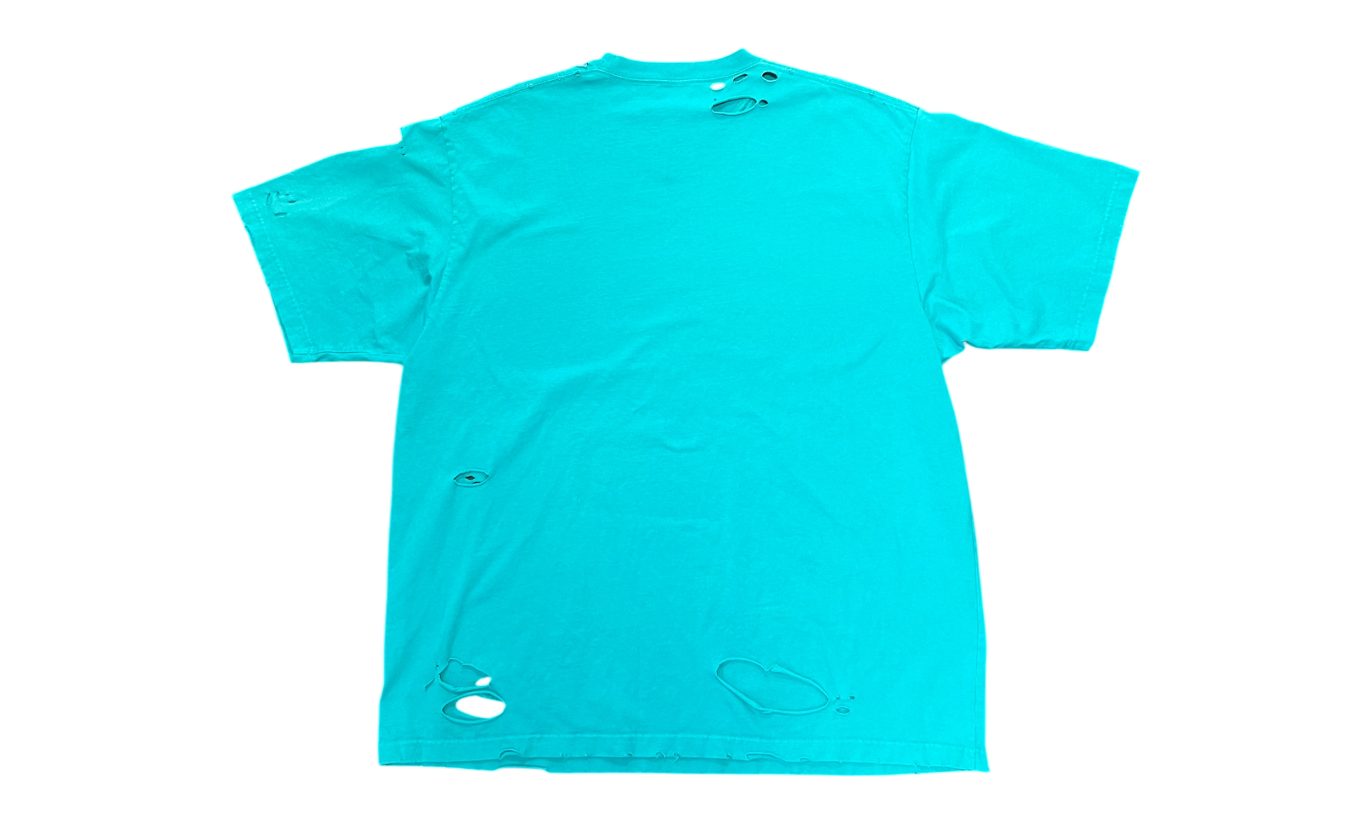 Balenciaga Caps Destroyed Flatground T-Shirt (PreOwned)