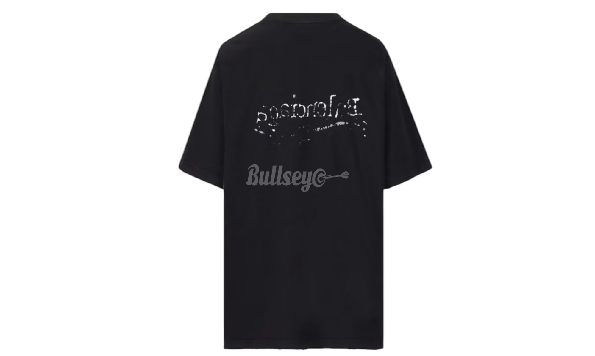 Balenciaga Hand Drawn Political Campaign Campaign Black T-Shirt
