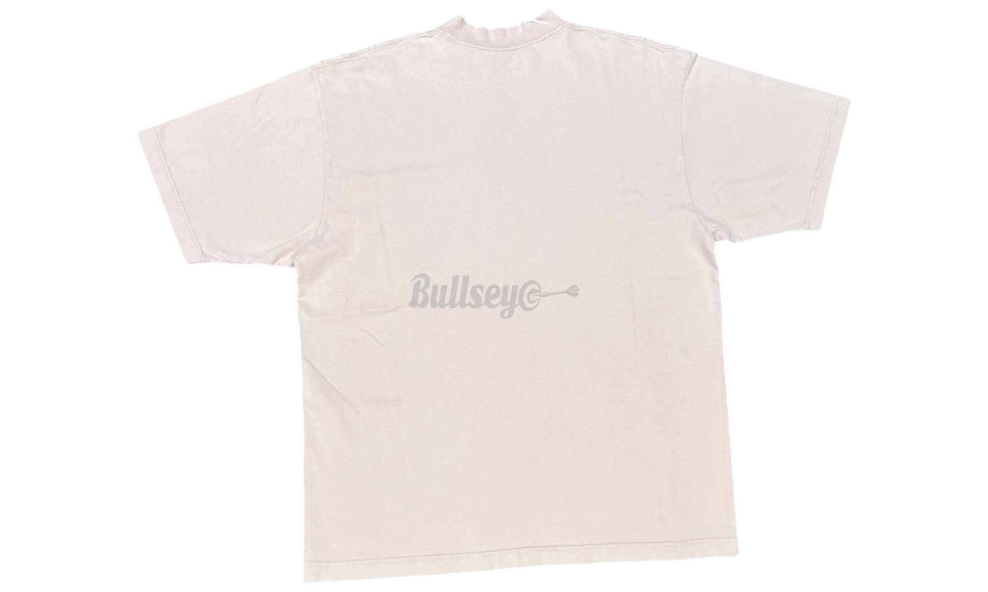 Balenciaga Logo Printed Oversized Pink T-Shirt