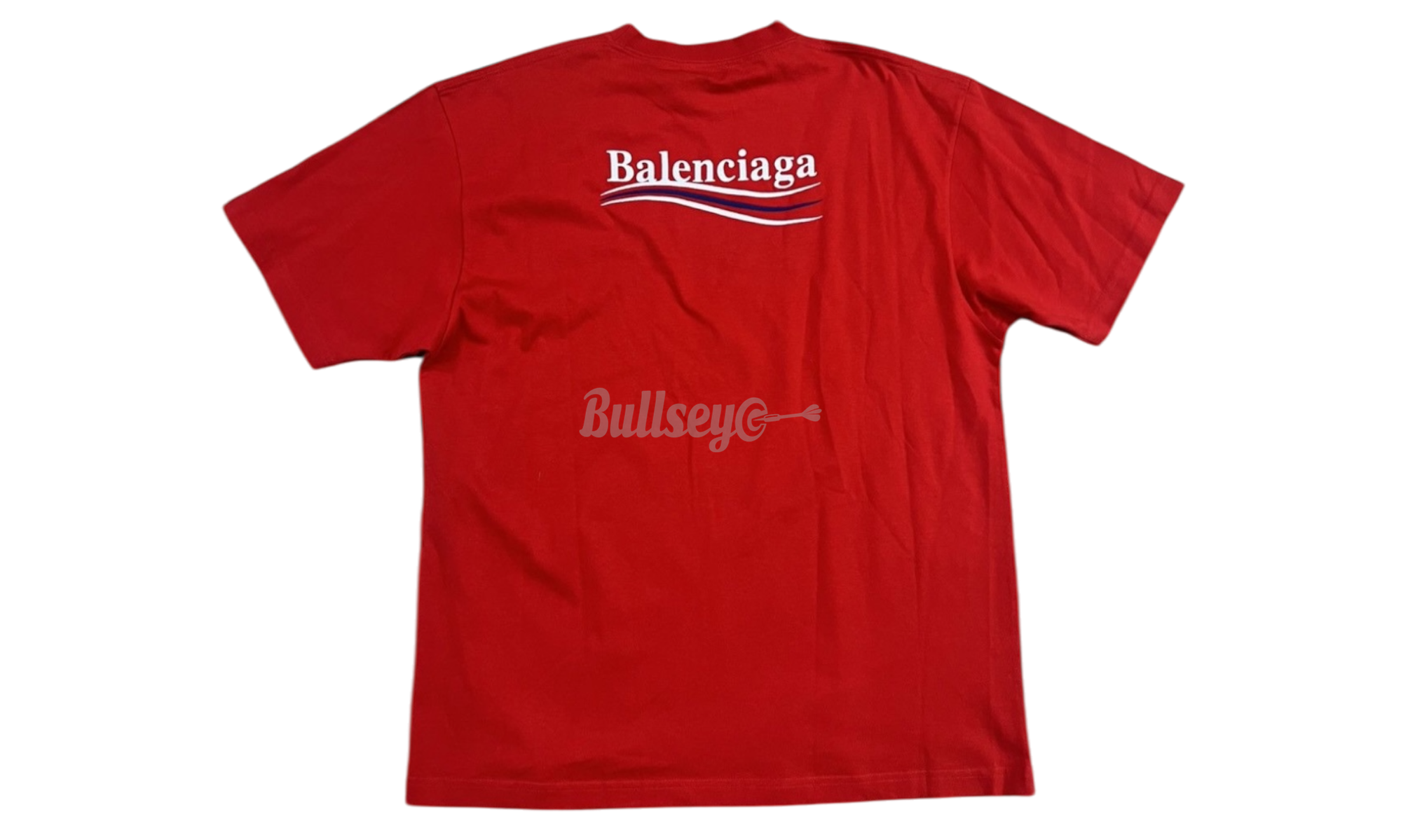 Balenciaga Political Campaign Logo Red T-Shirt