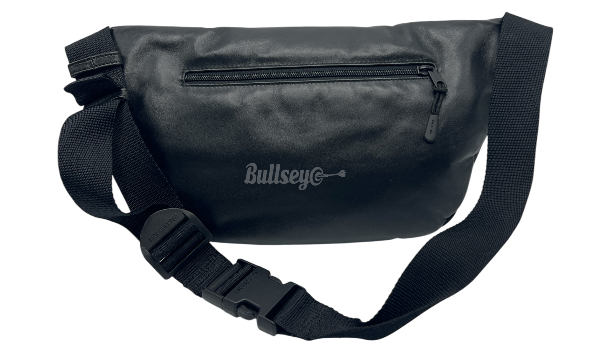 Balenciaga Puffy Leather Black Beltbag (PreOwned)