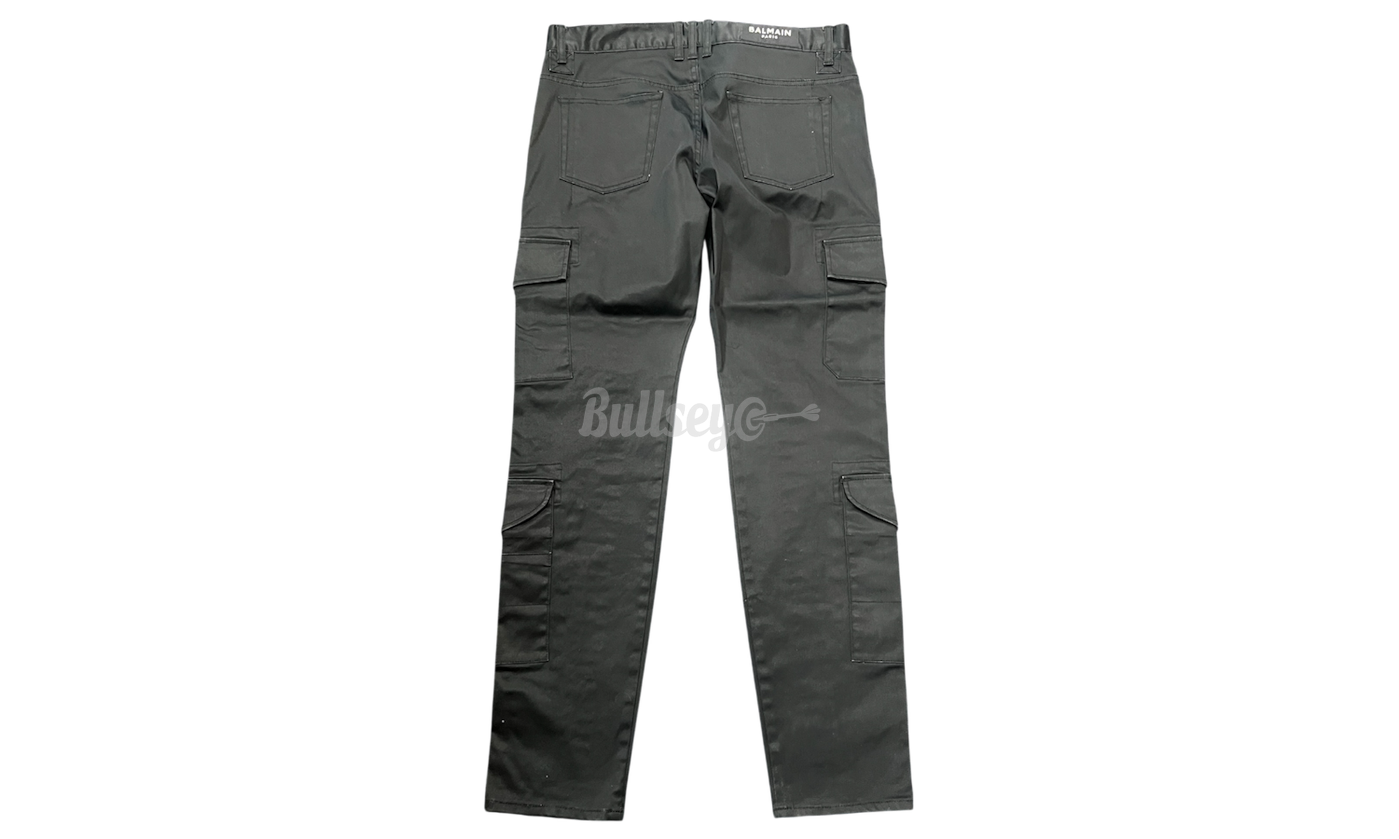 Balmain Straight-Leg Cotton-Twill Cargo Trousers (PreOwned)
