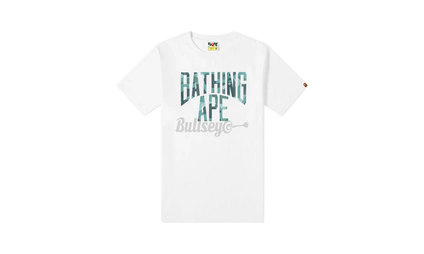 Bape A Bathing Ape Camo NYC Logo White/Green T-Shirt-VALENTINO GARAVANI CROCHET SNEAKER IN FABRIC