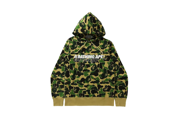 Bape ABC Green Camo Pullover Hoodie-JW Anderson MEN SHOES SNEAKERS
