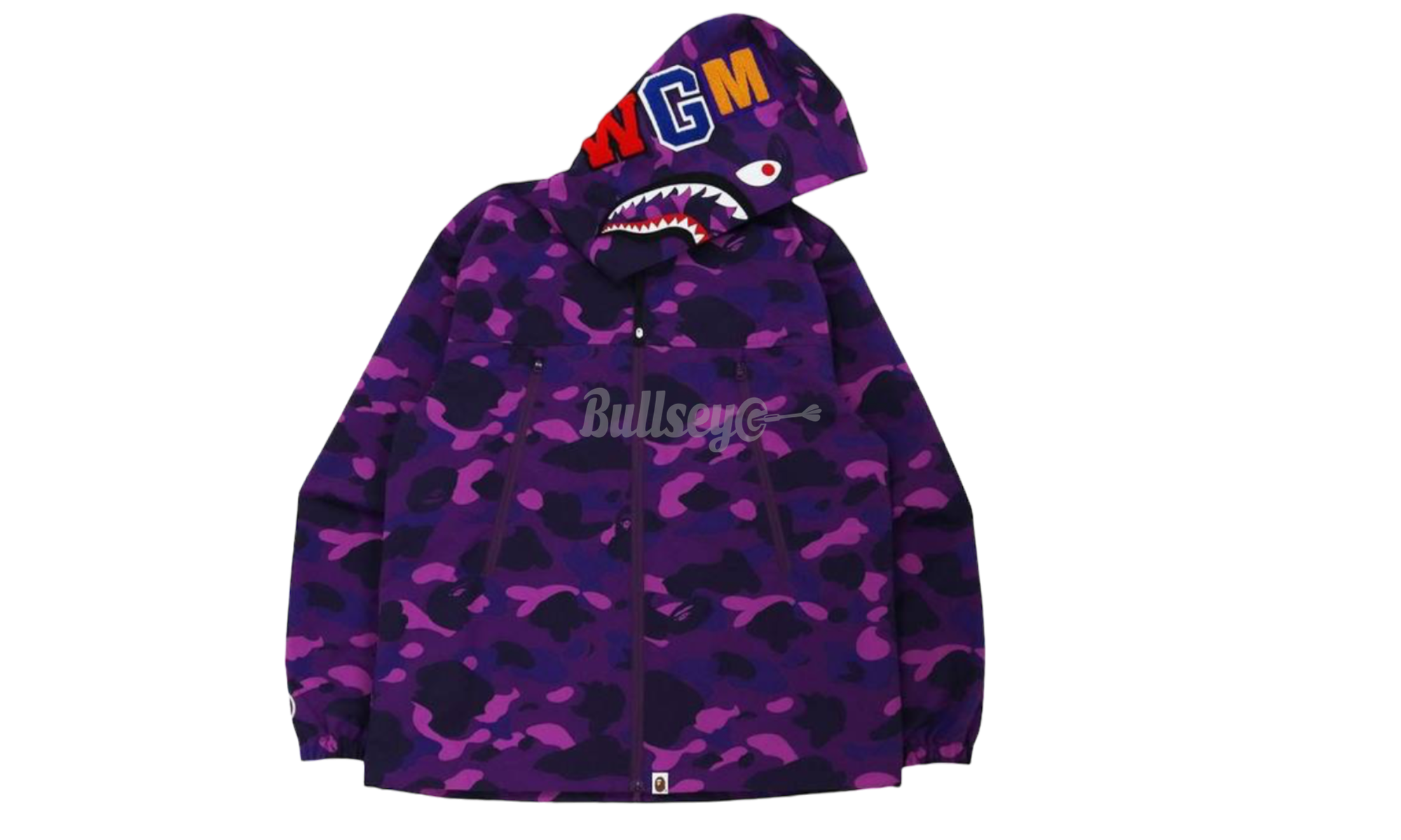 Bape jacket purple camo sales