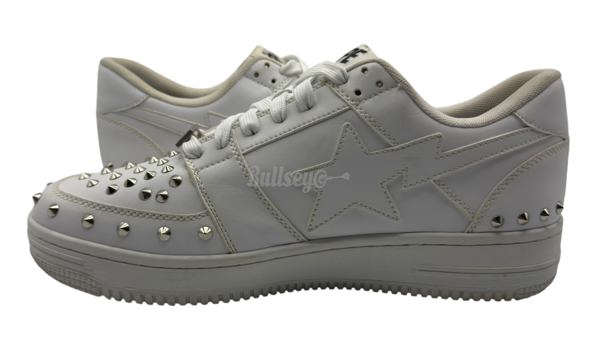 Bapesta 20th Anniversary White Silver Studded (PreOwned)