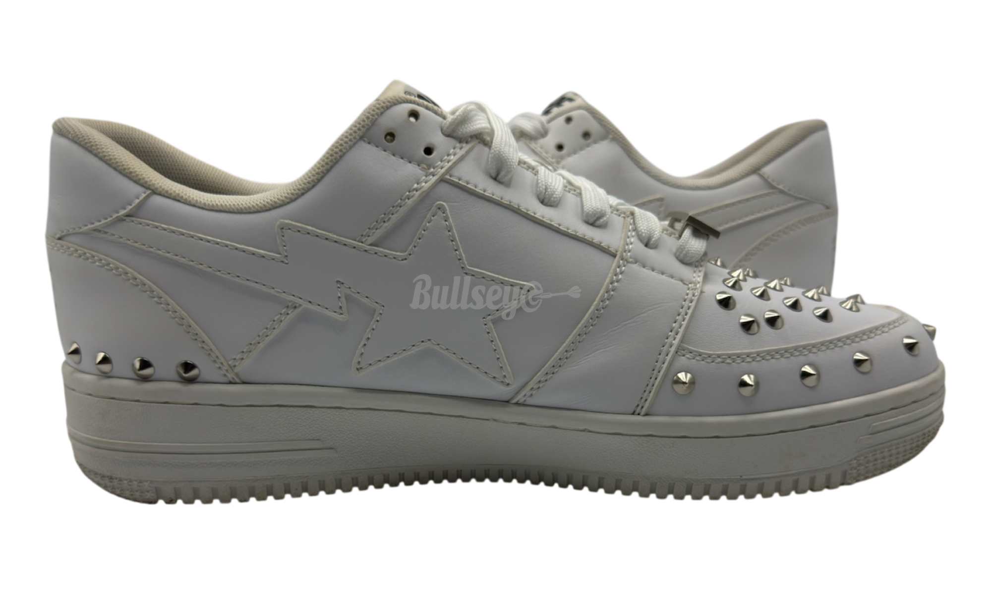 Bapesta 20th Anniversary White Silver Studded (PreOwned)