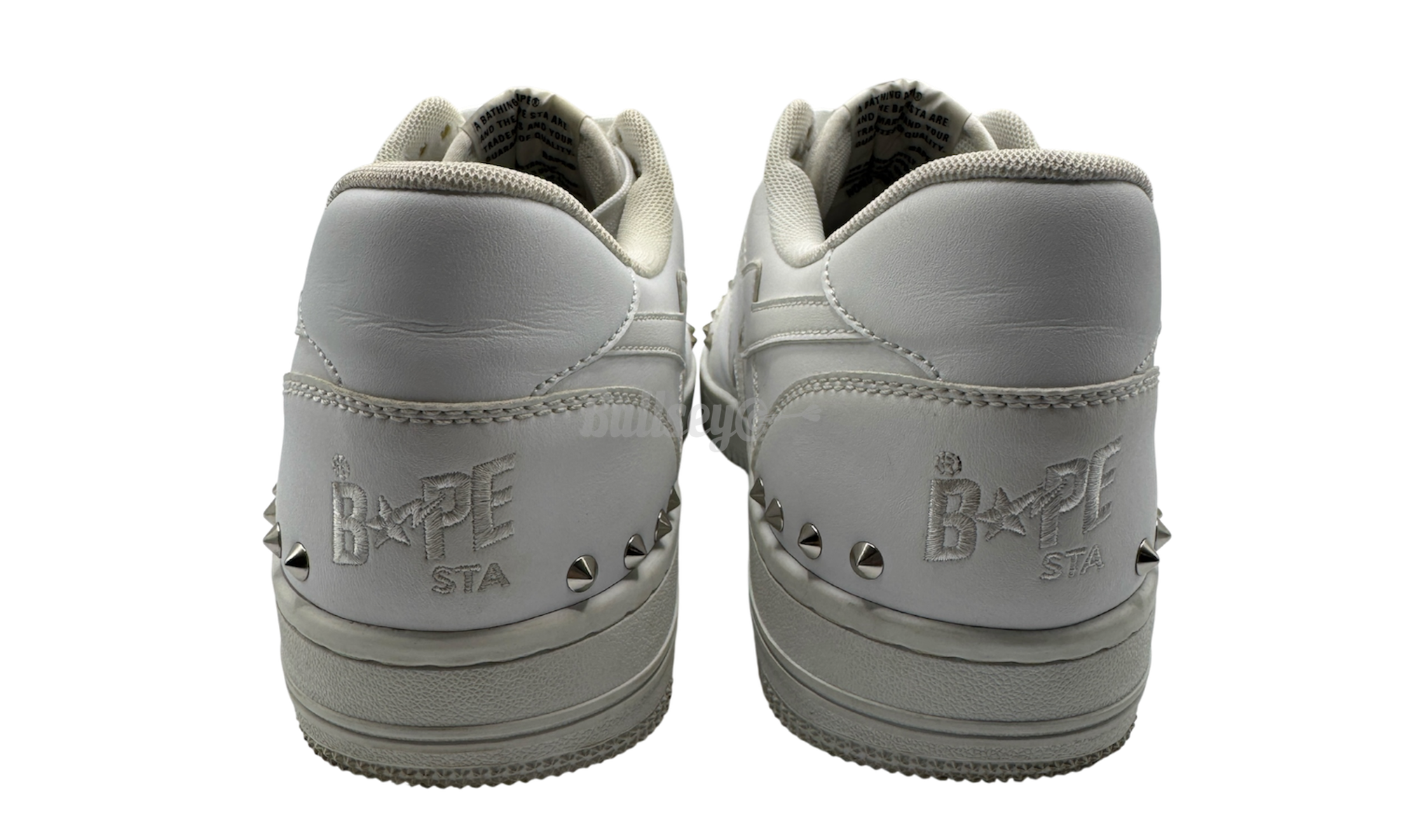 Bapesta 20th Anniversary White Silver Studded (PreOwned)