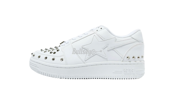 Bapesta 20th Anniversary White Silver Studded (PreOwned)-Bullseye Sneaker Pink Boutique