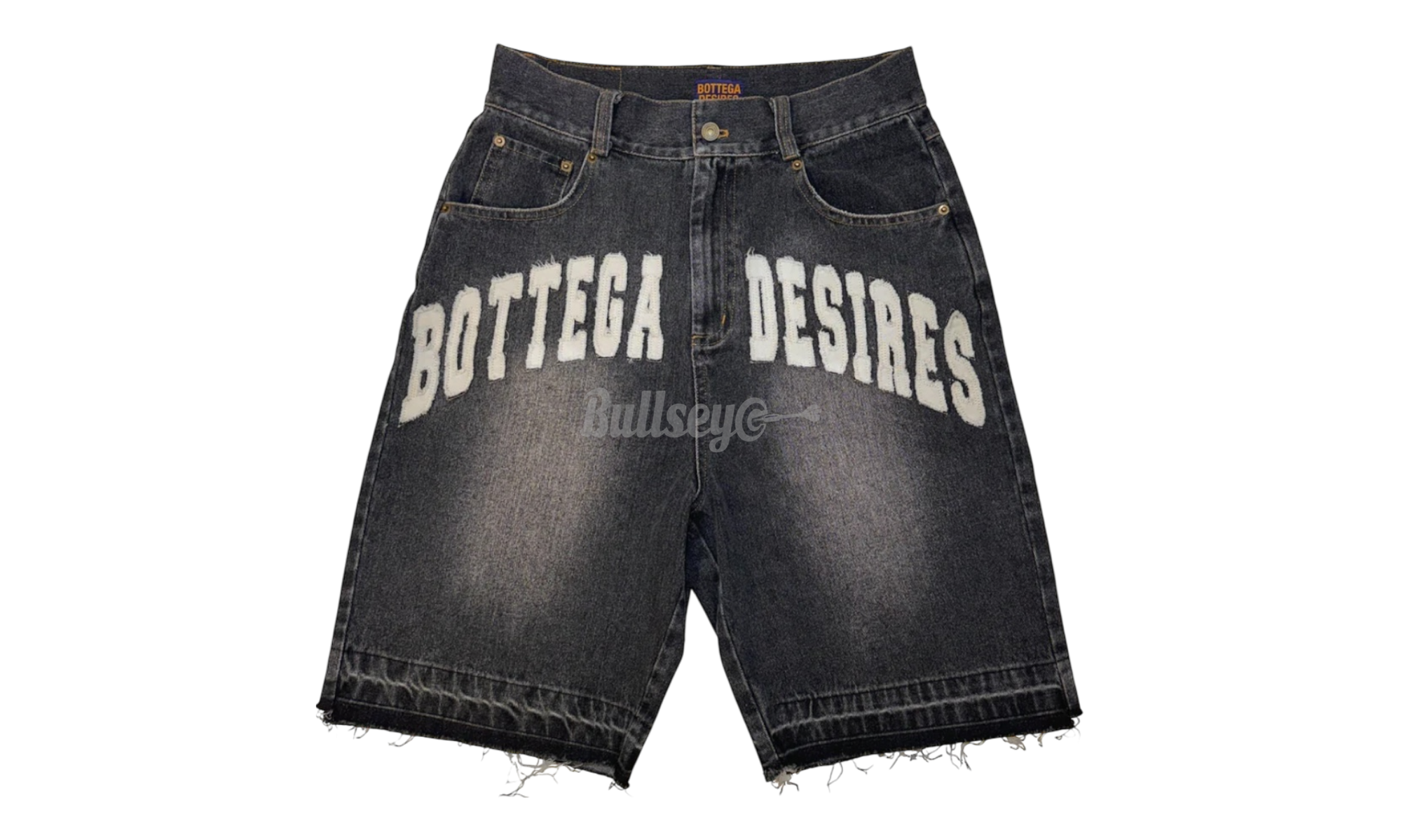 Bottega Desires Denim Black Shorts-Bullseye Sneaker Boutique