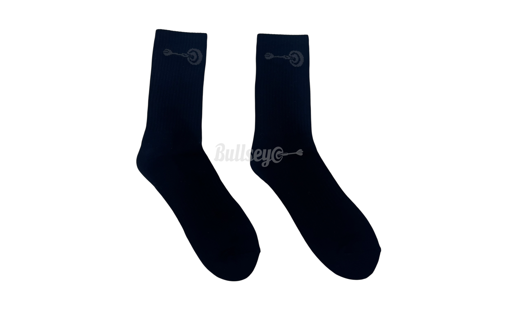 Bullseye Black Socks-Bullseye Sneaker Boutique