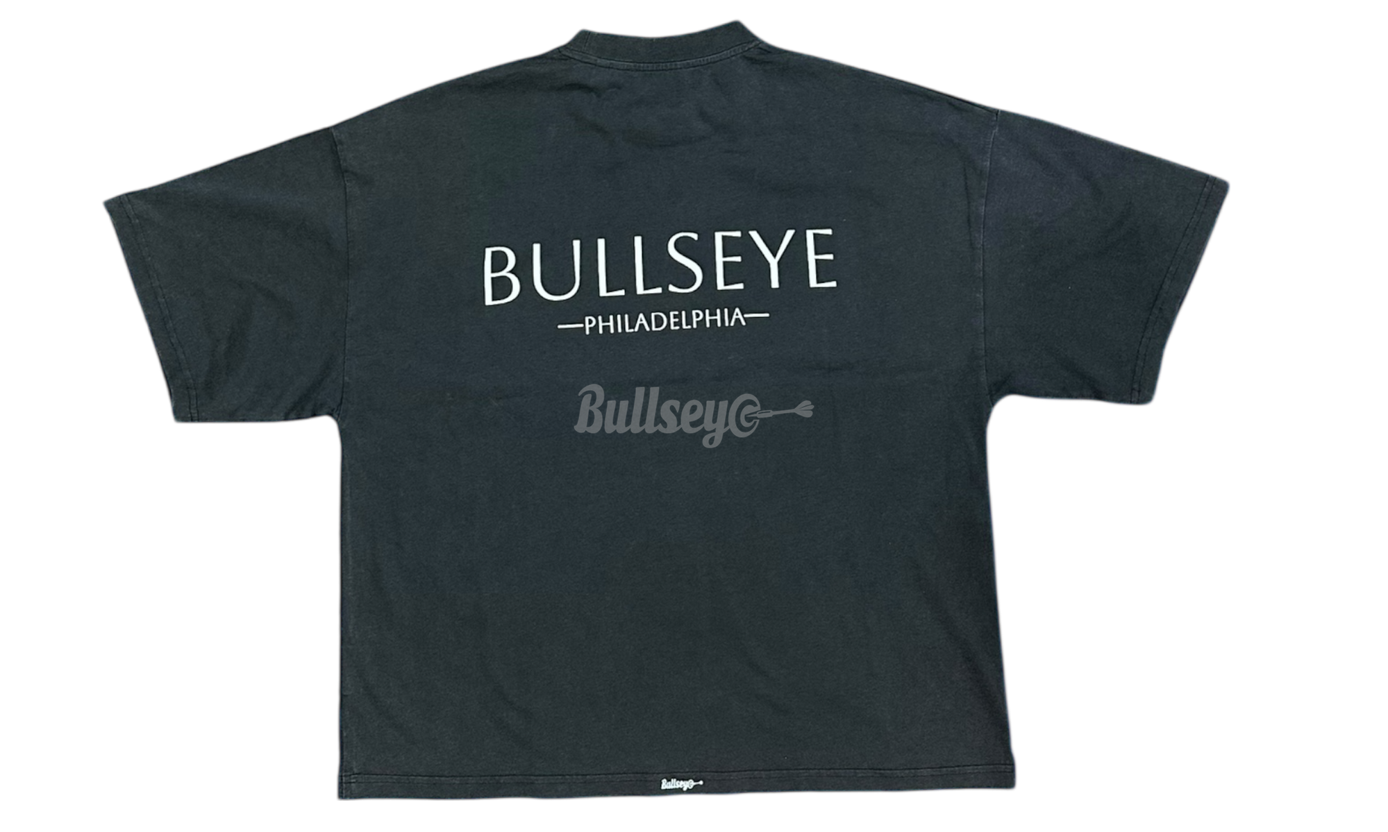 Bullseye Deadly Aim Vintage Oversized Black T-Shirt