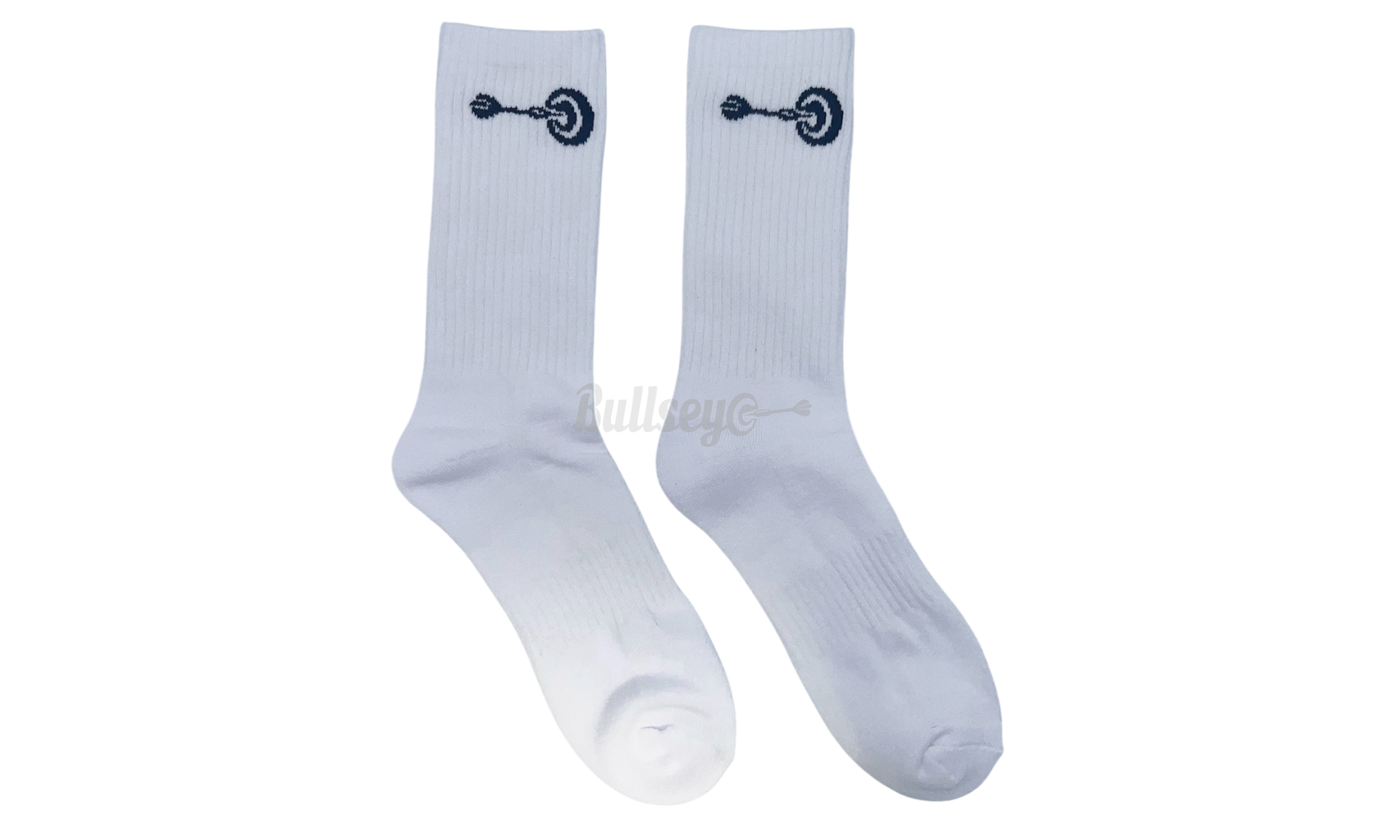 Bullseye White Socks-Bullseye Sneaker Boutique