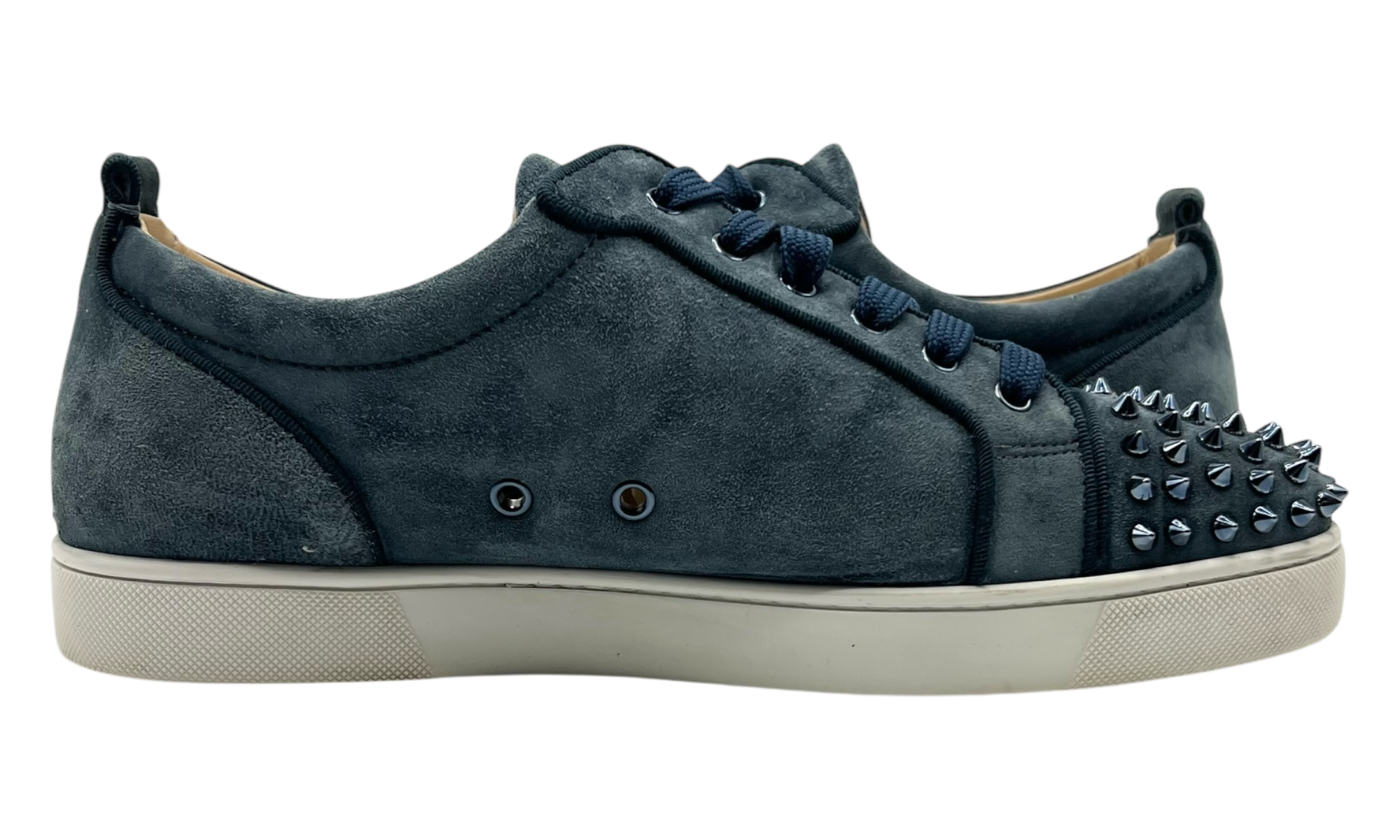 Christian Louboutin Blue Junior Spike Sneakers (PreOwned)