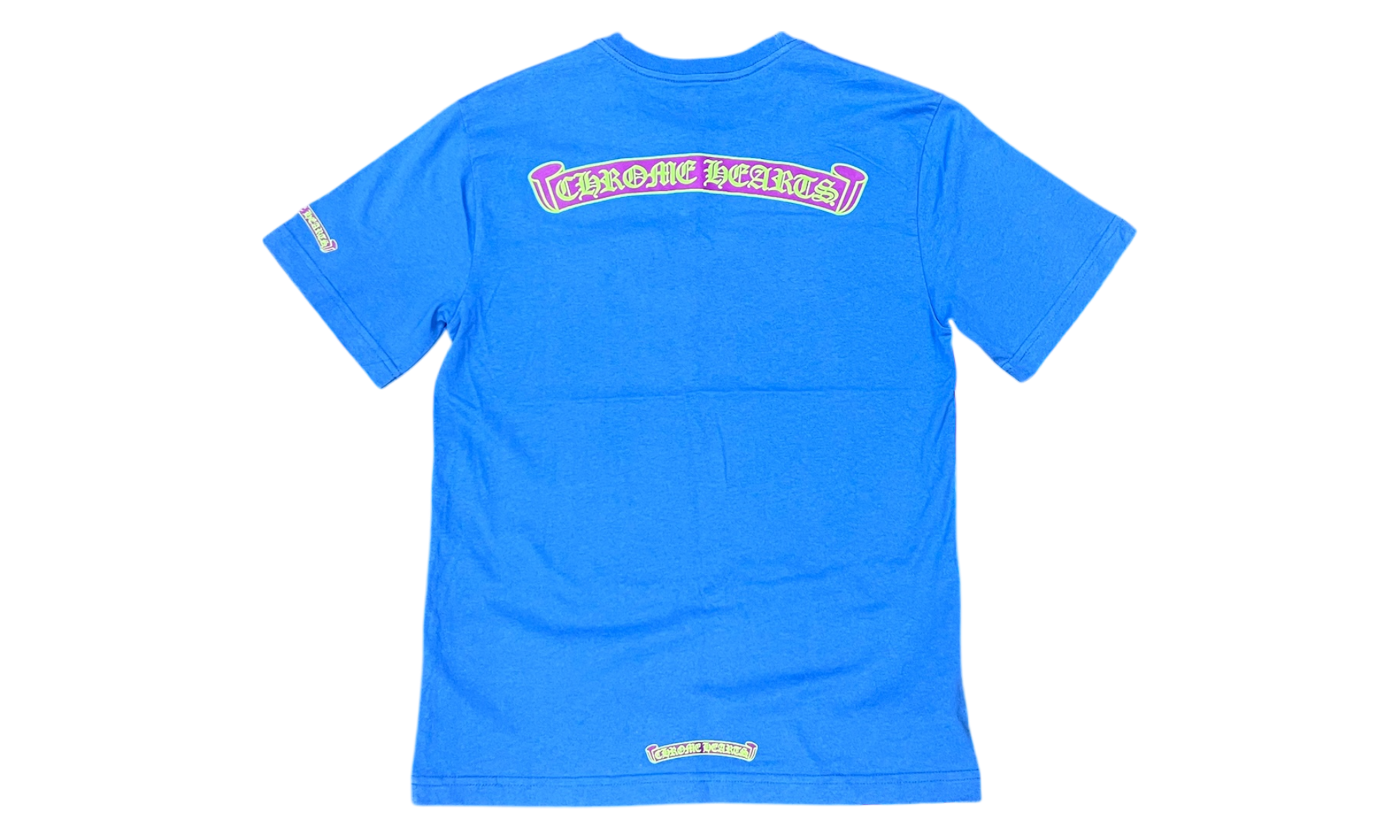Chrome Hearts Blue Scroll Label T-Shirt (PreOwned)-Rs-flyfishing Sneakers Sale Online